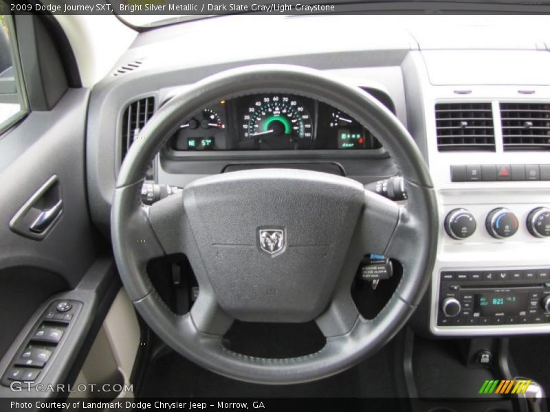 Bright Silver Metallic / Dark Slate Gray/Light Graystone 2009 Dodge Journey SXT