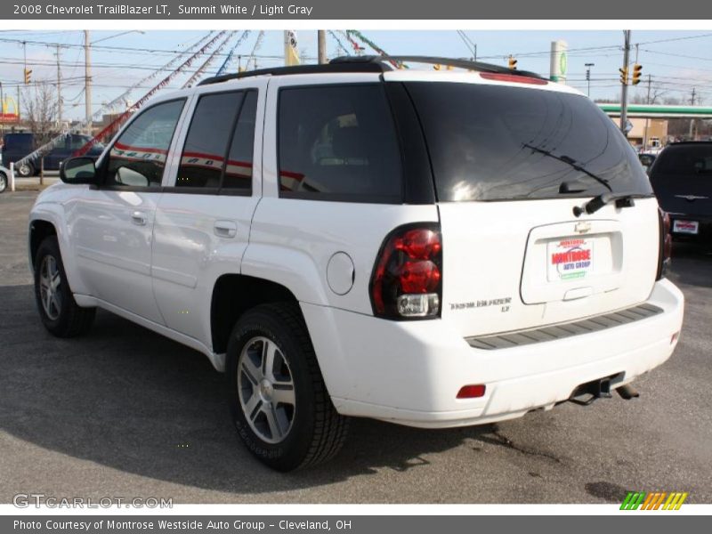 Summit White / Light Gray 2008 Chevrolet TrailBlazer LT