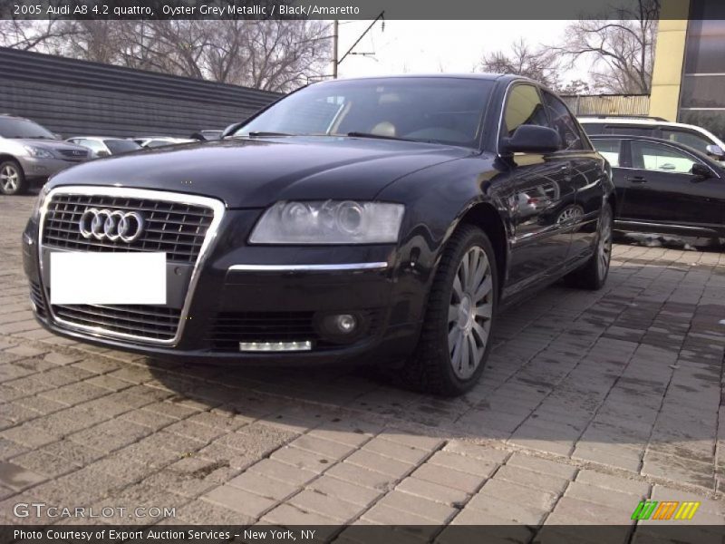 Oyster Grey Metallic / Black/Amaretto 2005 Audi A8 4.2 quattro