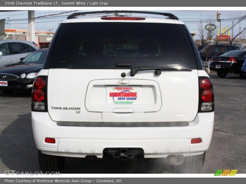 Summit White / Light Gray 2008 Chevrolet TrailBlazer LT