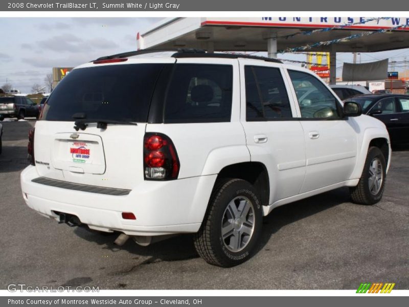 Summit White / Light Gray 2008 Chevrolet TrailBlazer LT