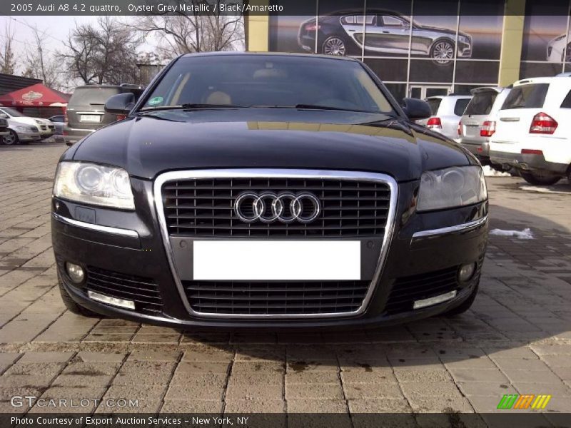 Oyster Grey Metallic / Black/Amaretto 2005 Audi A8 4.2 quattro