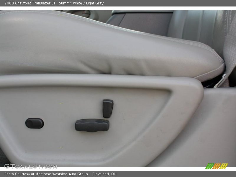 Summit White / Light Gray 2008 Chevrolet TrailBlazer LT