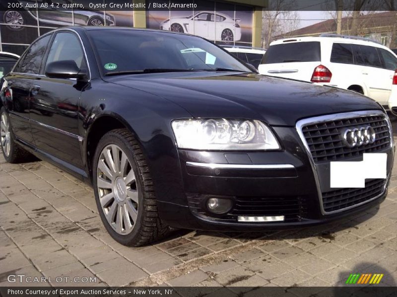 Oyster Grey Metallic / Black/Amaretto 2005 Audi A8 4.2 quattro