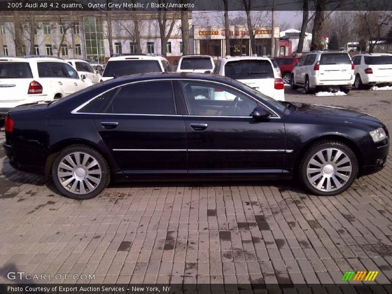 Oyster Grey Metallic / Black/Amaretto 2005 Audi A8 4.2 quattro