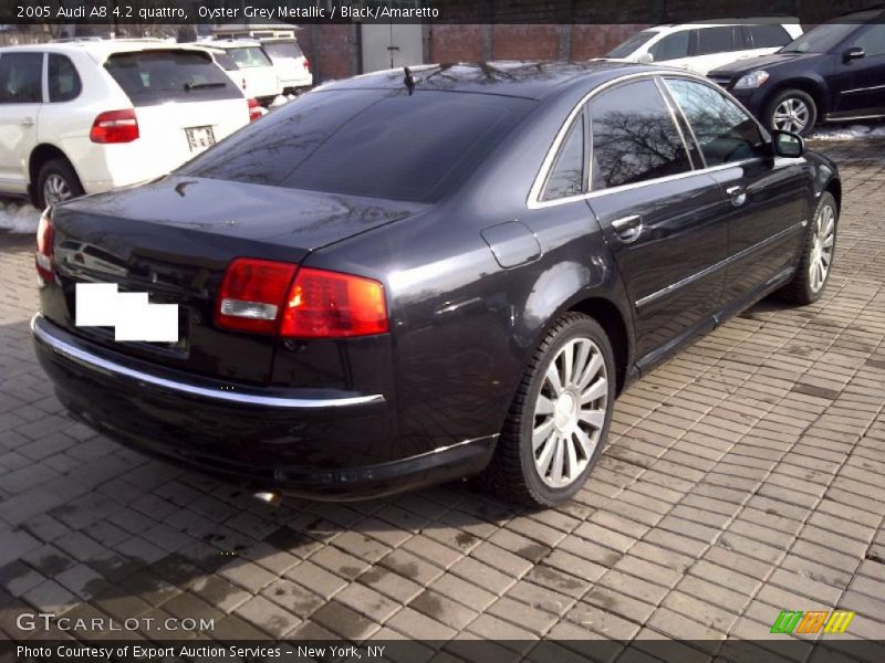 Oyster Grey Metallic / Black/Amaretto 2005 Audi A8 4.2 quattro