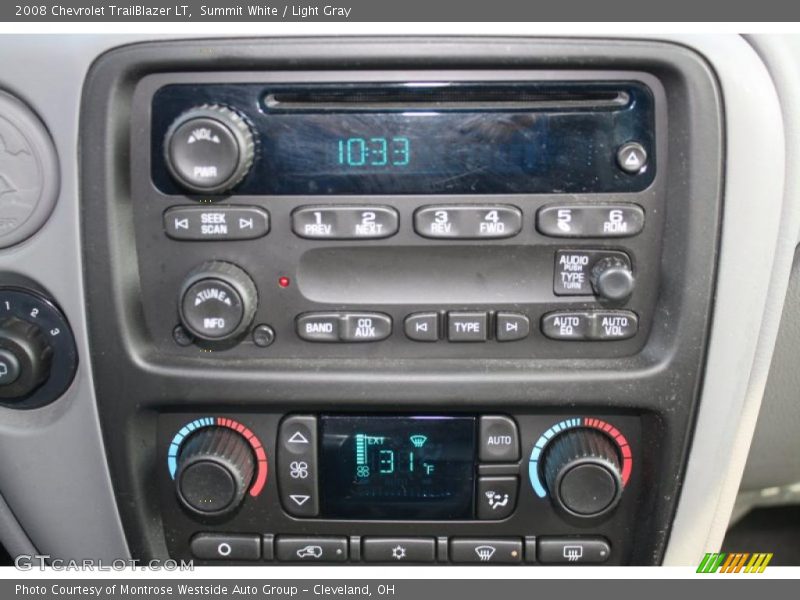 Summit White / Light Gray 2008 Chevrolet TrailBlazer LT