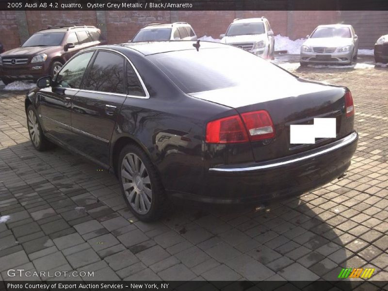 Oyster Grey Metallic / Black/Amaretto 2005 Audi A8 4.2 quattro