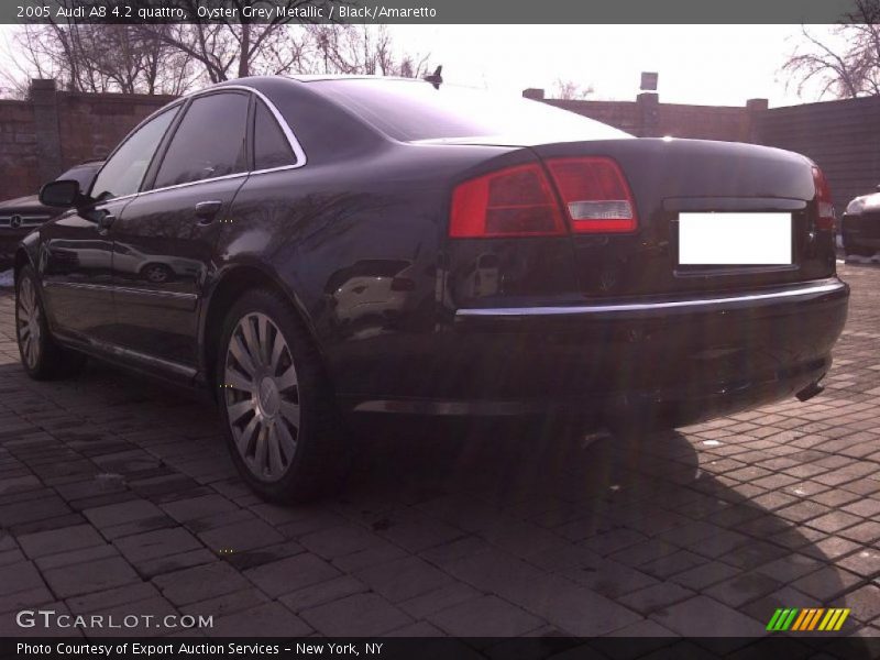 Oyster Grey Metallic / Black/Amaretto 2005 Audi A8 4.2 quattro