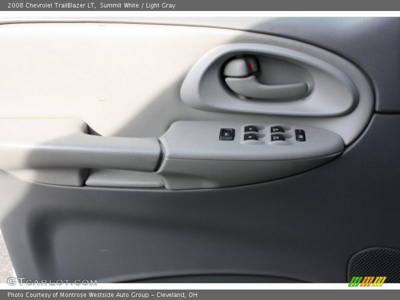 Summit White / Light Gray 2008 Chevrolet TrailBlazer LT