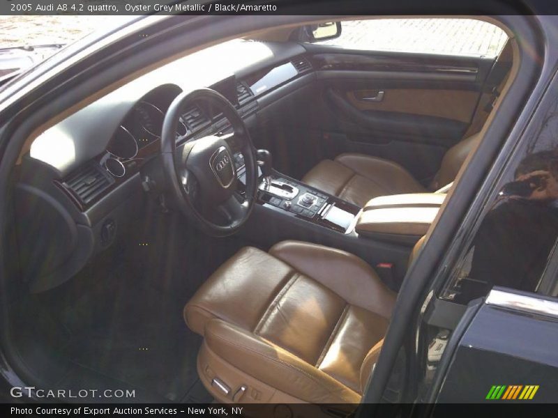 Oyster Grey Metallic / Black/Amaretto 2005 Audi A8 4.2 quattro