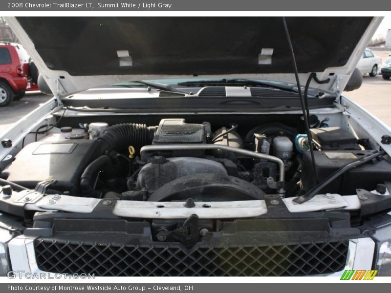 Summit White / Light Gray 2008 Chevrolet TrailBlazer LT