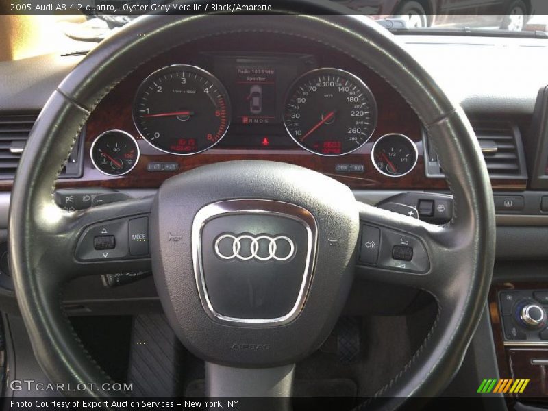 Oyster Grey Metallic / Black/Amaretto 2005 Audi A8 4.2 quattro