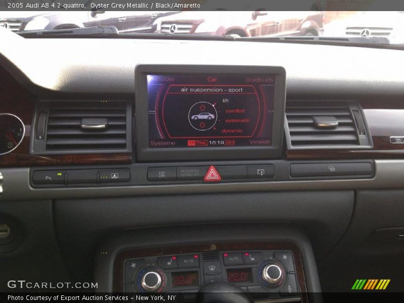 Oyster Grey Metallic / Black/Amaretto 2005 Audi A8 4.2 quattro
