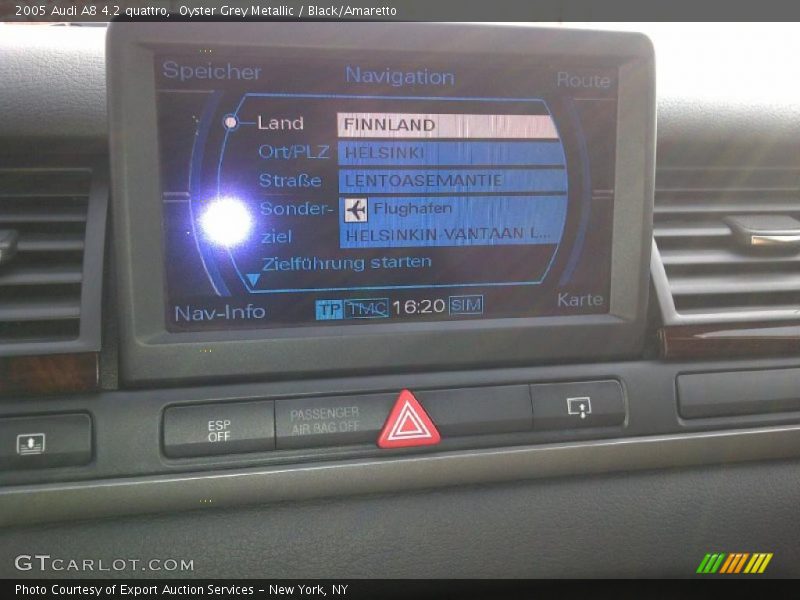 Oyster Grey Metallic / Black/Amaretto 2005 Audi A8 4.2 quattro