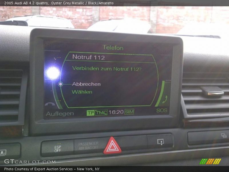 Oyster Grey Metallic / Black/Amaretto 2005 Audi A8 4.2 quattro