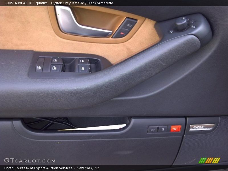 Oyster Grey Metallic / Black/Amaretto 2005 Audi A8 4.2 quattro