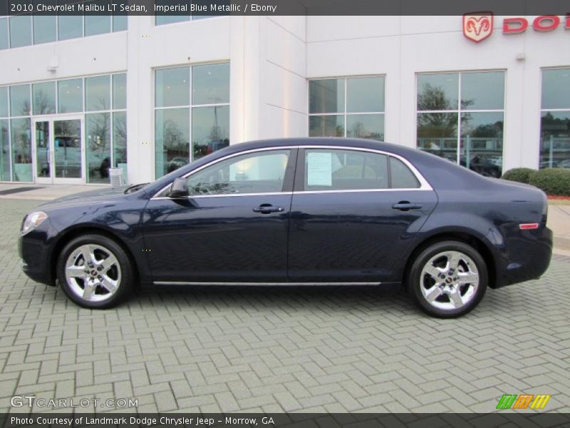 Imperial Blue Metallic / Ebony 2010 Chevrolet Malibu LT Sedan