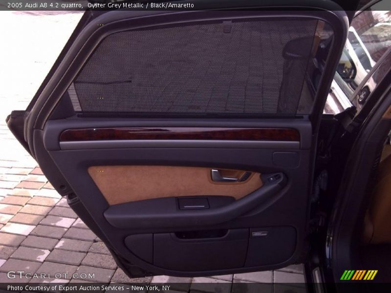Oyster Grey Metallic / Black/Amaretto 2005 Audi A8 4.2 quattro