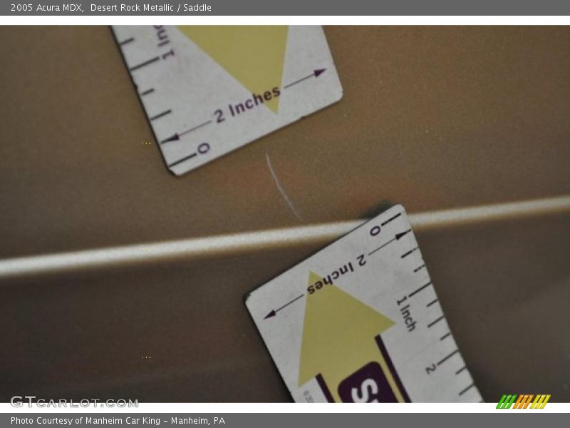 Desert Rock Metallic / Saddle 2005 Acura MDX