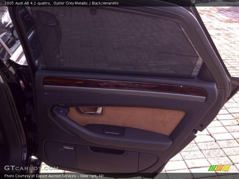 Oyster Grey Metallic / Black/Amaretto 2005 Audi A8 4.2 quattro