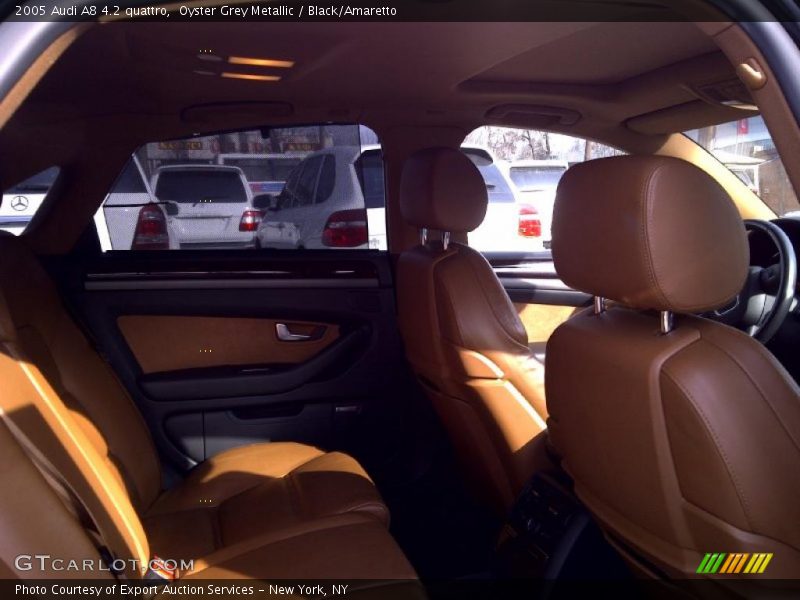 Oyster Grey Metallic / Black/Amaretto 2005 Audi A8 4.2 quattro