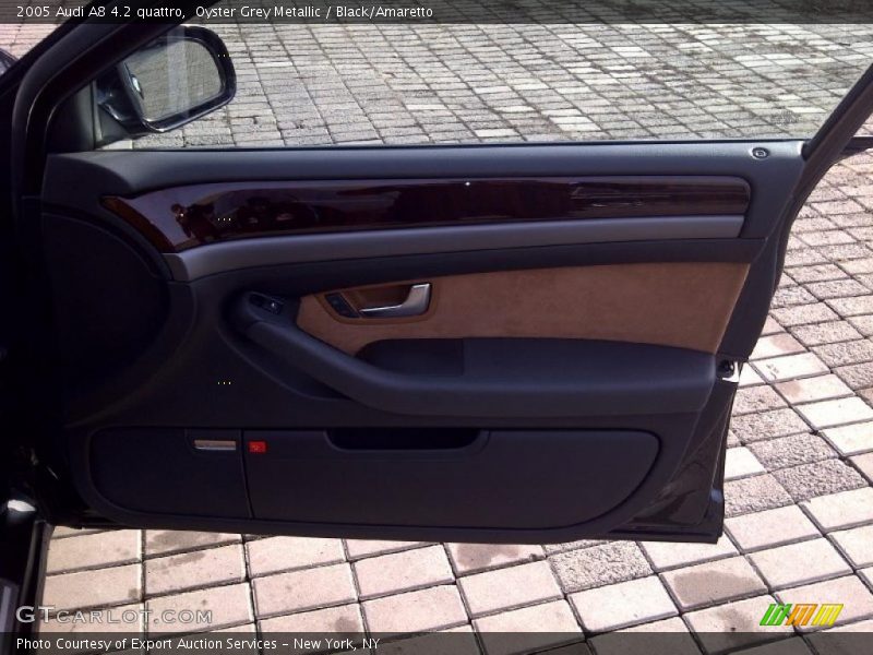 Oyster Grey Metallic / Black/Amaretto 2005 Audi A8 4.2 quattro
