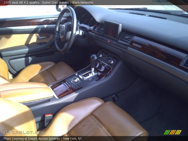  2005 A8 4.2 quattro Black/Amaretto Interior