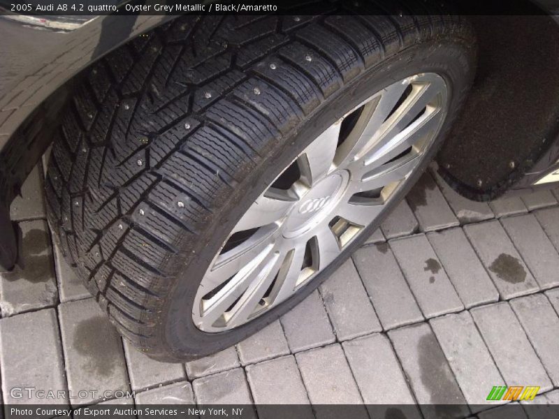 Oyster Grey Metallic / Black/Amaretto 2005 Audi A8 4.2 quattro