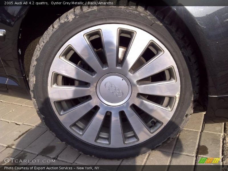 Oyster Grey Metallic / Black/Amaretto 2005 Audi A8 4.2 quattro
