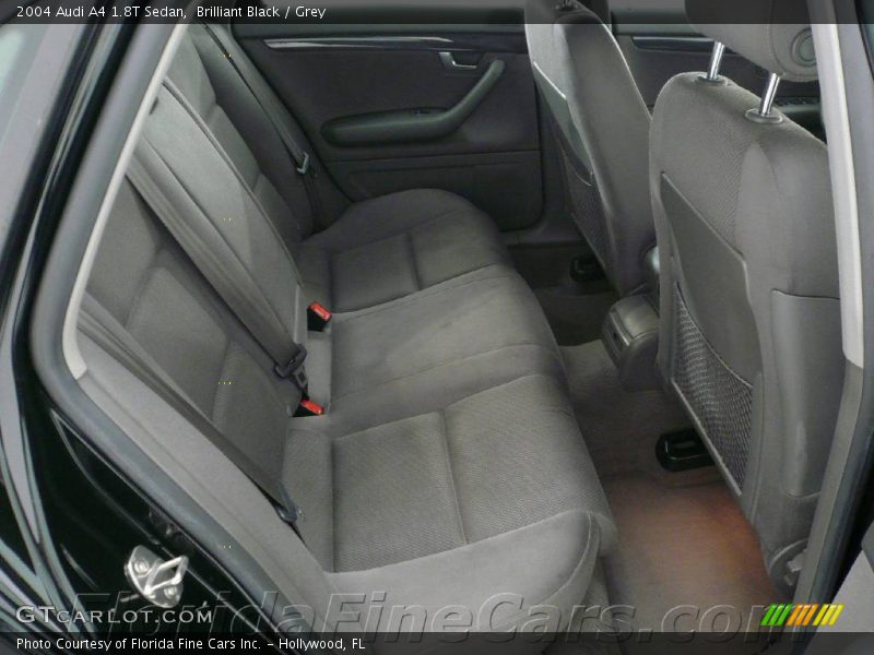 Brilliant Black / Grey 2004 Audi A4 1.8T Sedan