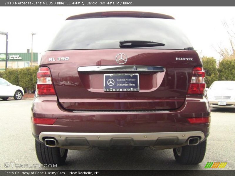 Barolo Red Metallic / Black 2010 Mercedes-Benz ML 350 BlueTEC 4Matic
