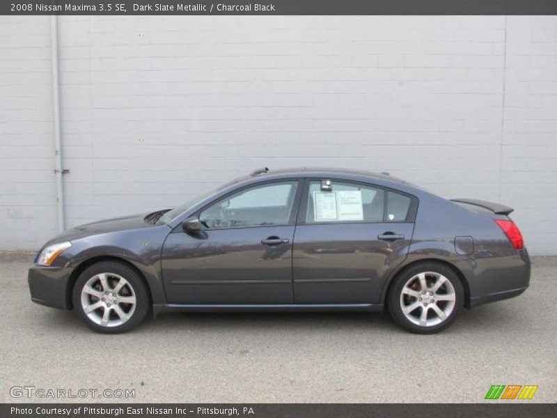 Dark Slate Metallic / Charcoal Black 2008 Nissan Maxima 3.5 SE
