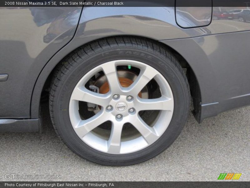 Dark Slate Metallic / Charcoal Black 2008 Nissan Maxima 3.5 SE