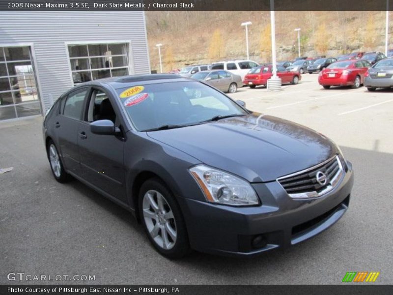 Dark Slate Metallic / Charcoal Black 2008 Nissan Maxima 3.5 SE