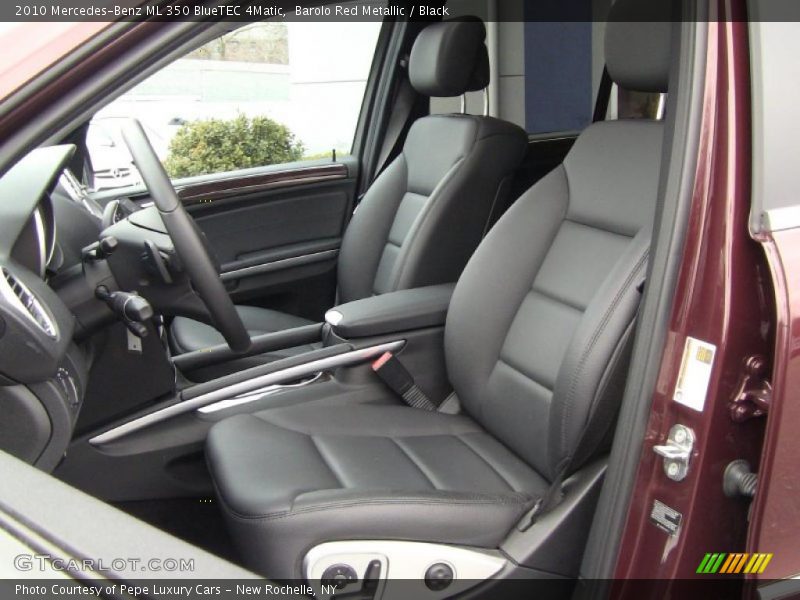  2010 ML 350 BlueTEC 4Matic Black Interior
