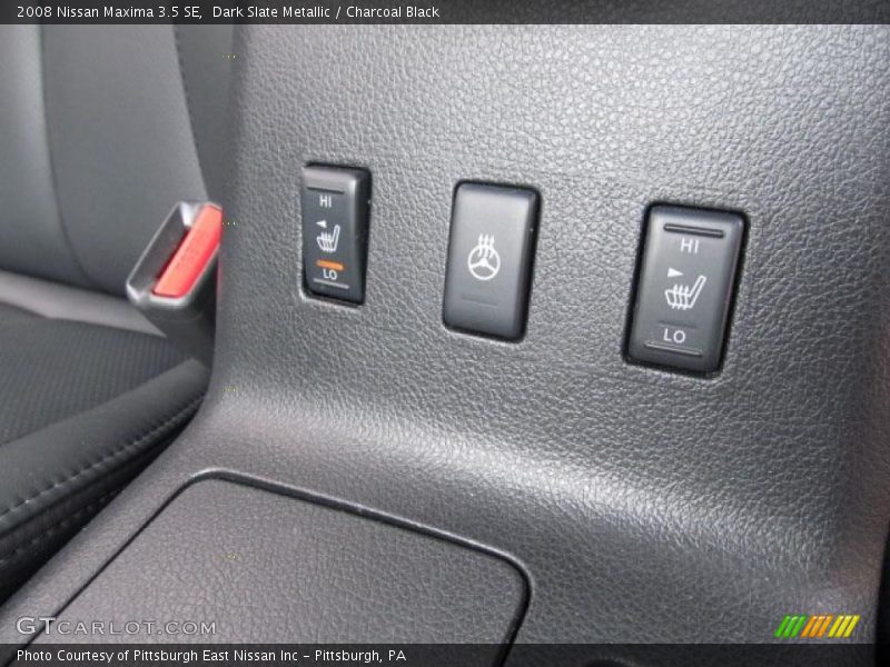 Dark Slate Metallic / Charcoal Black 2008 Nissan Maxima 3.5 SE