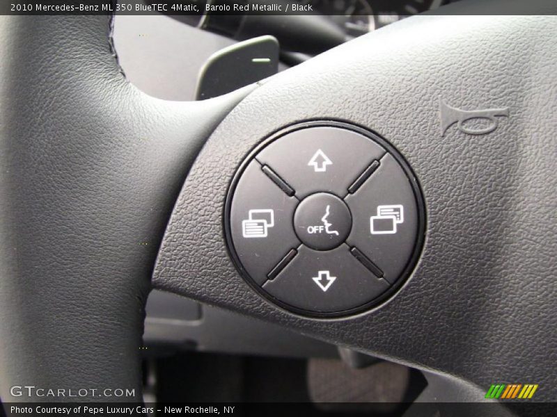 Controls of 2010 ML 350 BlueTEC 4Matic
