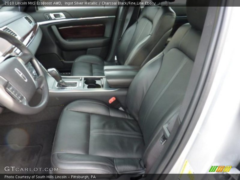  2010 MKS EcoBoost AWD Charcoal Black/Fine Line Ebony Interior