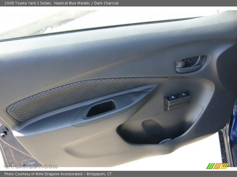 Nautical Blue Metallic / Dark Charcoal 2008 Toyota Yaris S Sedan