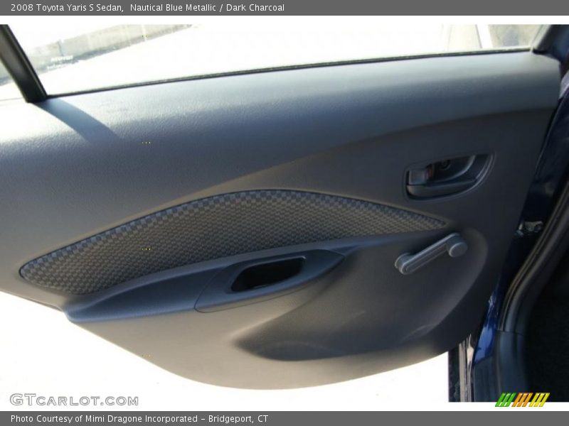 Nautical Blue Metallic / Dark Charcoal 2008 Toyota Yaris S Sedan