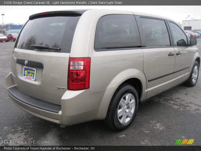 Light Sandstone Metallic / Dark Slate/Light Shale 2008 Dodge Grand Caravan SE