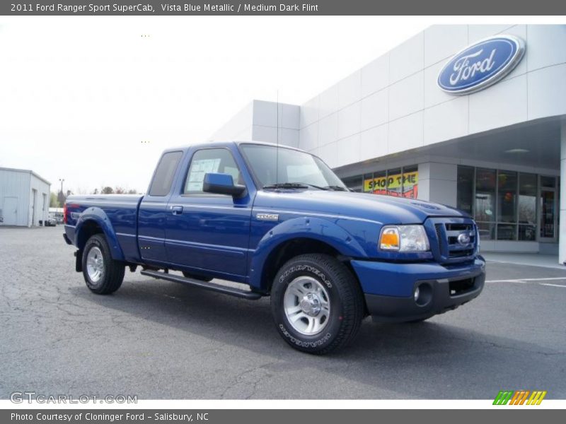 Front 3/4 View of 2011 Ranger Sport SuperCab