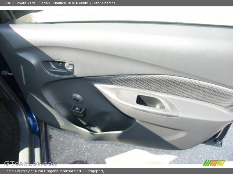 Nautical Blue Metallic / Dark Charcoal 2008 Toyota Yaris S Sedan