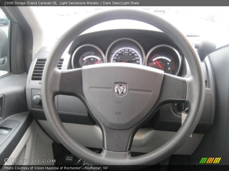 Light Sandstone Metallic / Dark Slate/Light Shale 2008 Dodge Grand Caravan SE