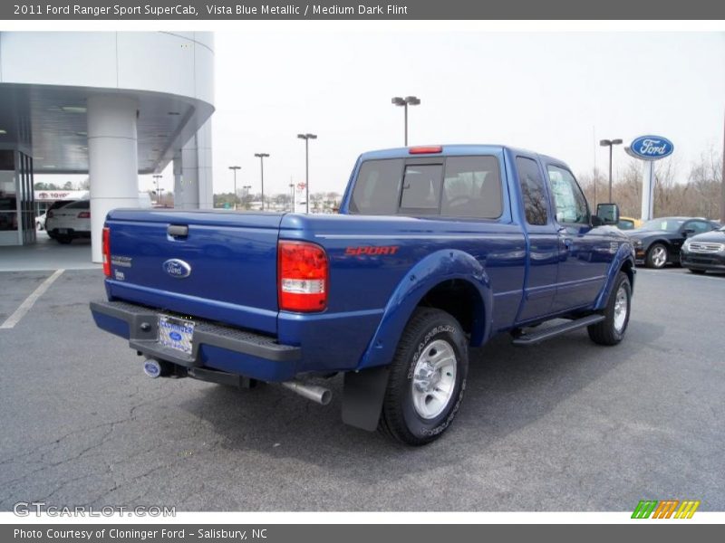  2011 Ranger Sport SuperCab Vista Blue Metallic