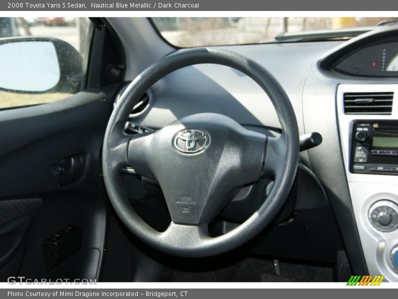 Nautical Blue Metallic / Dark Charcoal 2008 Toyota Yaris S Sedan