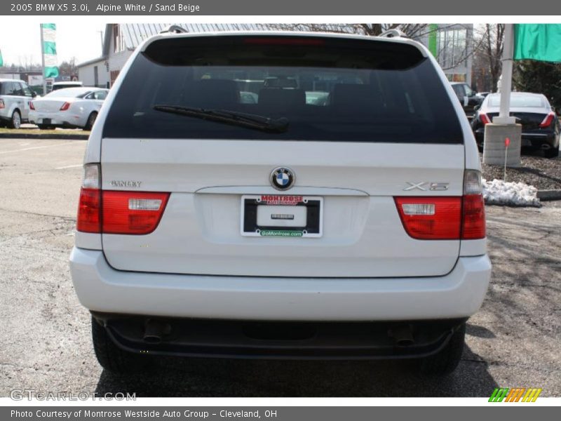 Alpine White / Sand Beige 2005 BMW X5 3.0i