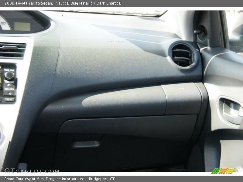 Nautical Blue Metallic / Dark Charcoal 2008 Toyota Yaris S Sedan