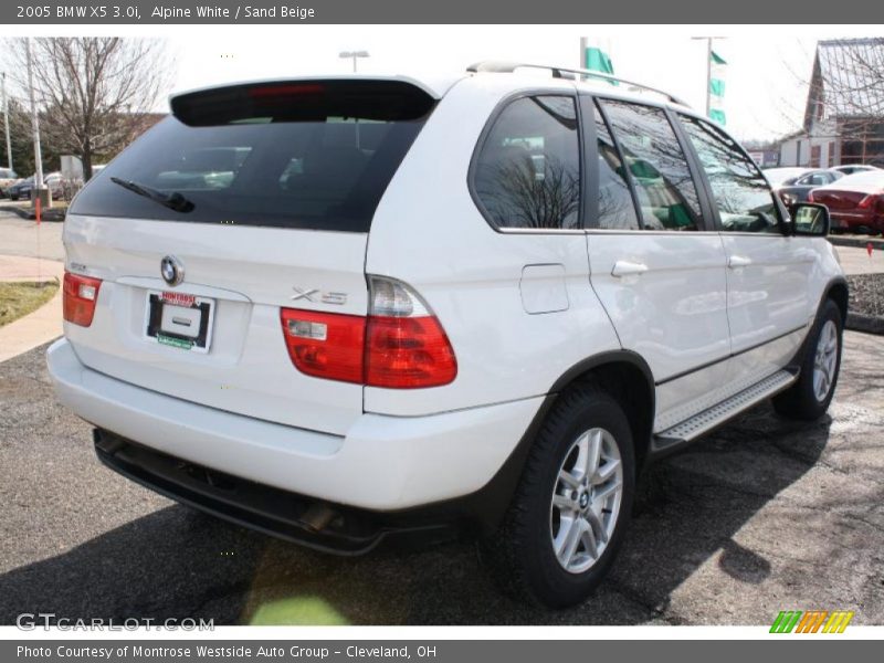 Alpine White / Sand Beige 2005 BMW X5 3.0i